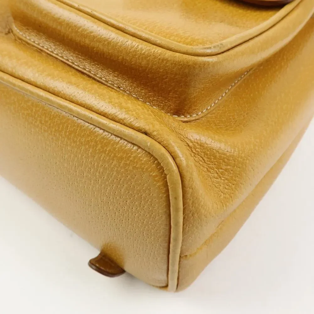 Gucci Bamboo Calfskin Backpack Yellow